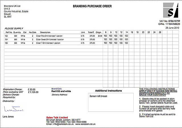 New Clothing Order